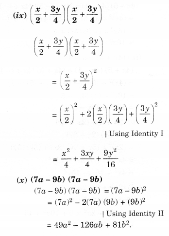 NCERT Solutions for Class 8 Maths Chapter 9 Algebraic Expressions and Identities Ex 9.5 6