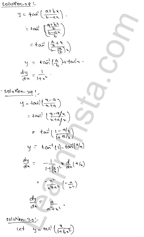 RD Sharma Class 12 Solutions Chapter 11 Differentiation Ex 11.3 1.18