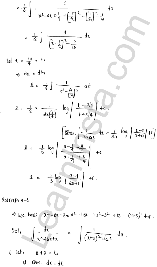 RD Sharma Class 12 Solutions Chapter 19 Indefinite Integrals Ex 19.15 1.4