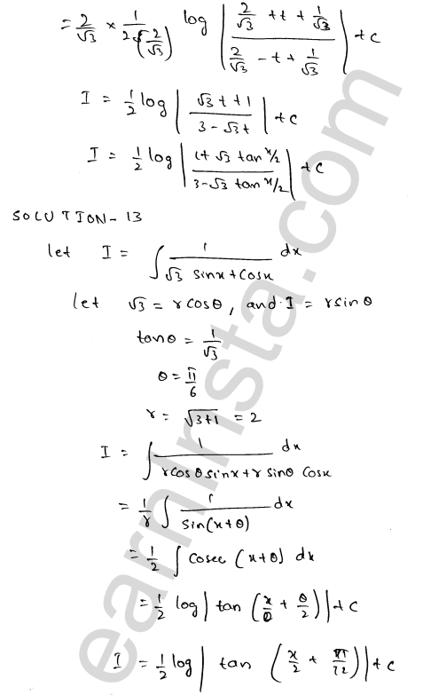 RD Sharma Class 12 Solutions Chapter 19 Indefinite Integrals Ex 19.23 1.13