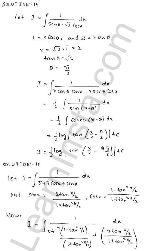 RD Sharma Class 12 Solutions Chapter 19 Indefinite Integrals Ex 19.23 1.14
