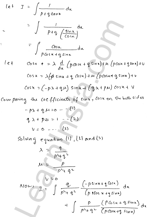 RD Sharma Class 12 Solutions Chapter 19 Indefinite Integrals Ex 19.24 1.4