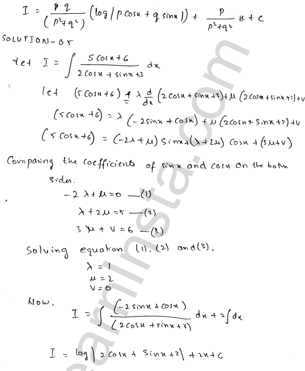 RD Sharma Class 12 Solutions Chapter 19 Indefinite Integrals Ex 19.24 1.5