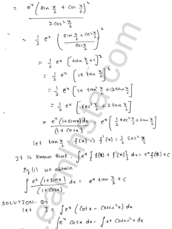 RD Sharma Class 12 Solutions Chapter 19 Indefinite Integrals Ex 19.26 1.2