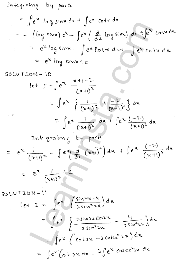 RD Sharma Class 12 Solutions Chapter 19 Indefinite Integrals Ex 19.26 1.5