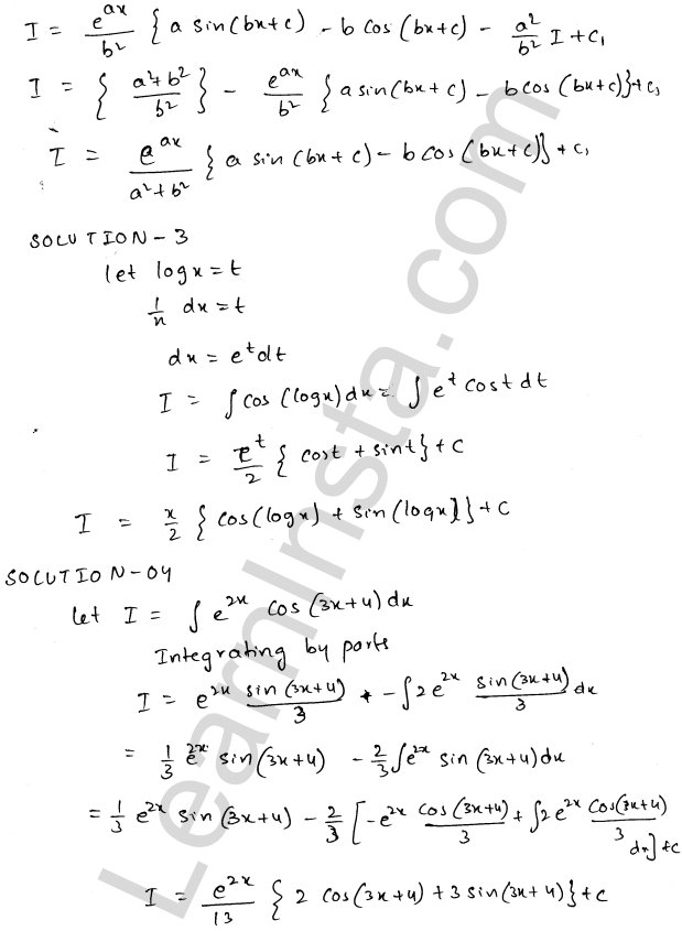 RD Sharma Class 12 Solutions Chapter 19 Indefinite Integrals Ex 19.27 1.2