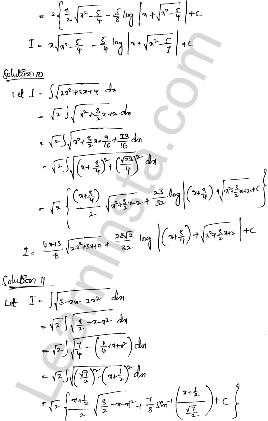RD Sharma Class 12 Solutions Chapter 19 Indefinite Integrals Ex 19.28 1.4