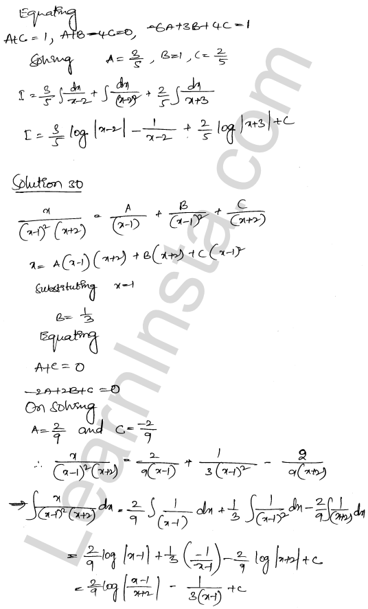RD Sharma Class 12 Solutions Chapter 19 Indefinite Integrals Ex 19.30 1.20