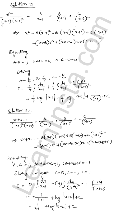 RD Sharma Class 12 Solutions Chapter 19 Indefinite Integrals Ex 19.30 1.21