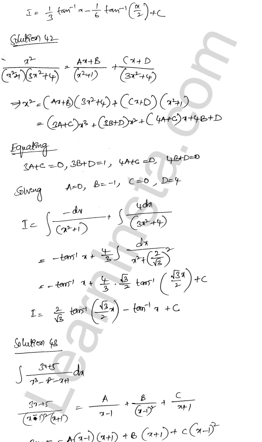 RD Sharma Class 12 Solutions Chapter 19 Indefinite Integrals Ex 19.30 1.27