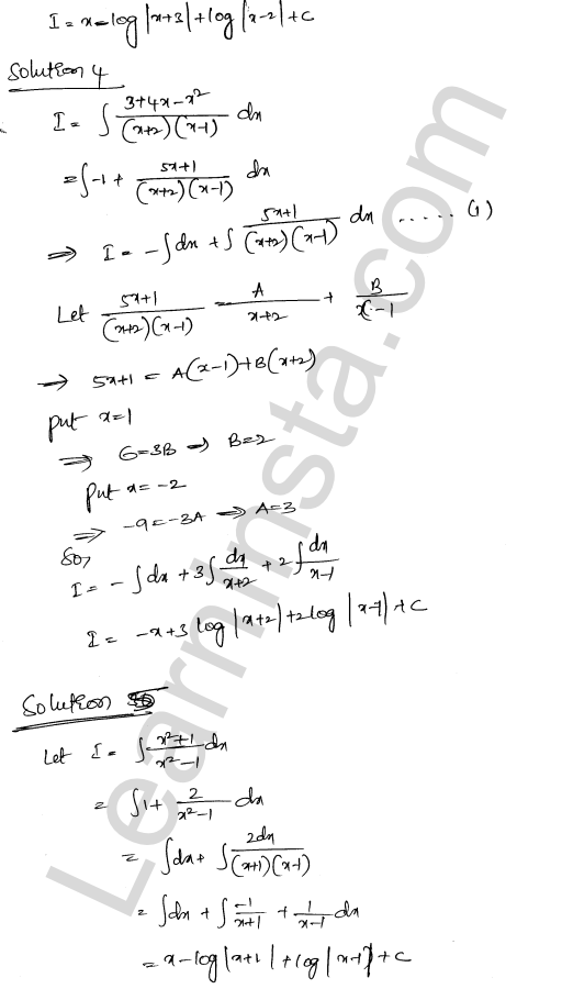 RD Sharma Class 12 Solutions Chapter 19 Indefinite Integrals Ex 19.30 1.3