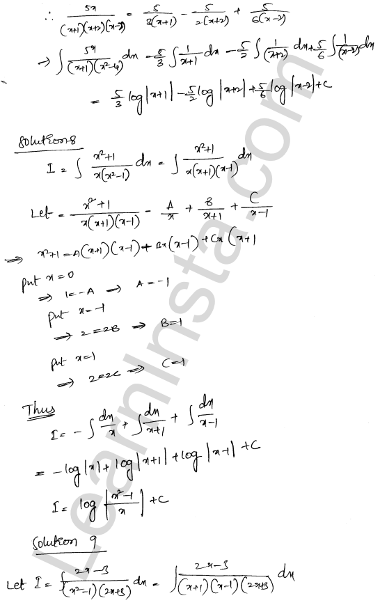 RD Sharma Class 12 Solutions Chapter 19 Indefinite Integrals Ex 19.30 1.5