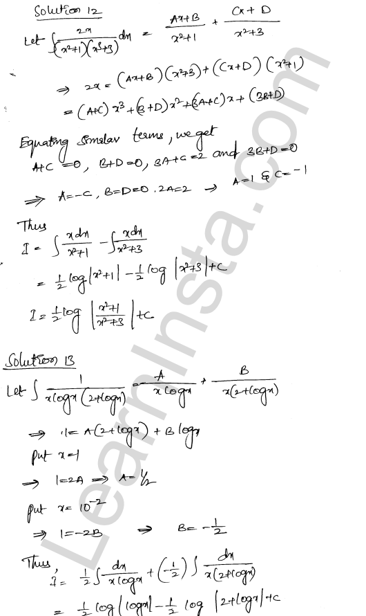 RD Sharma Class 12 Solutions Chapter 19 Indefinite Integrals Ex 19.30 1.8