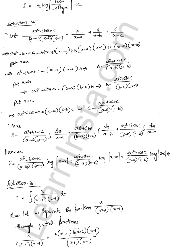 RD Sharma Class 12 Solutions Chapter 19 Indefinite Integrals Ex 19.30 1.9