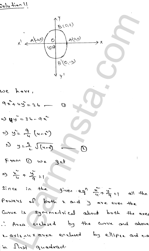 RD Sharma Class 12 Solutions Chapter 21 Areas of Bounded Regions Ex 21.1 14.1