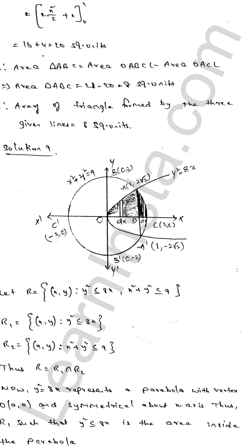 RD Sharma Class 12 Solutions Chapter 21 Areas of Bounded Regions Ex 21.3 1.14