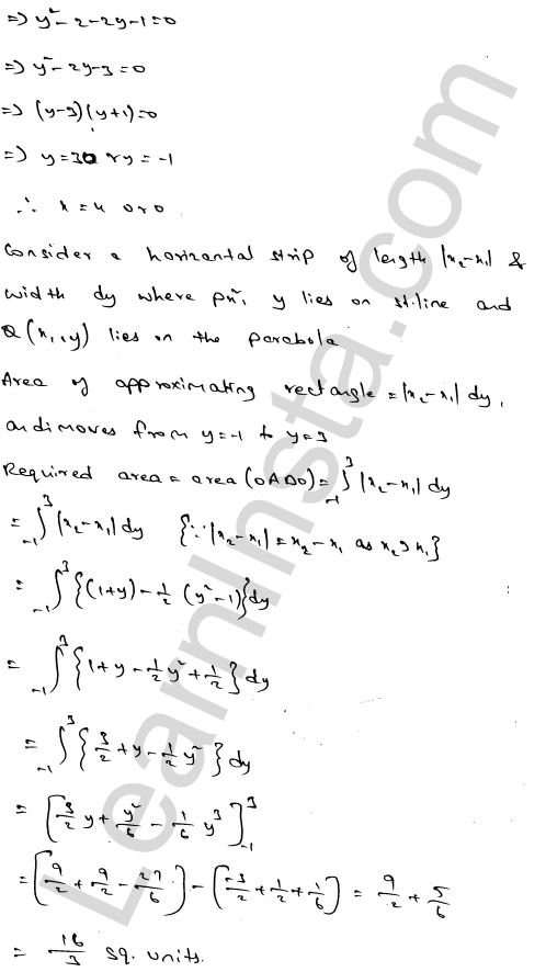 RD Sharma Class 12 Solutions Chapter 21 Areas of Bounded Regions Ex 21.3 1.44