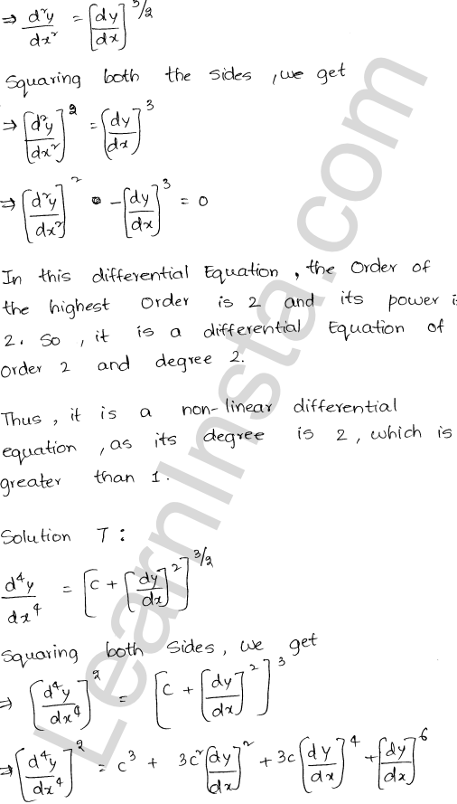 RD Sharma Class 12 Solutions Chapter 22 Differential Equations Ex 22.1 1.4