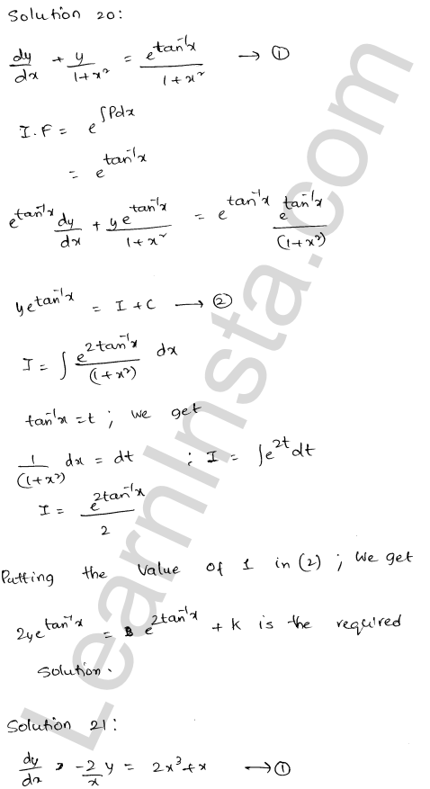 RD Sharma Class 12 Solutions Chapter 22 Differential Equations Ex 22.10 1.16