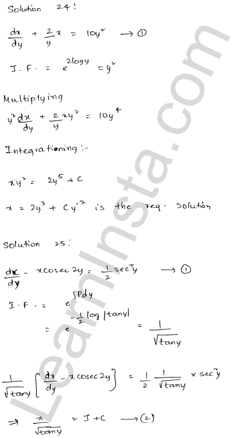 RD Sharma Class 12 Solutions Chapter 22 Differential Equations Ex 22.10 1.19