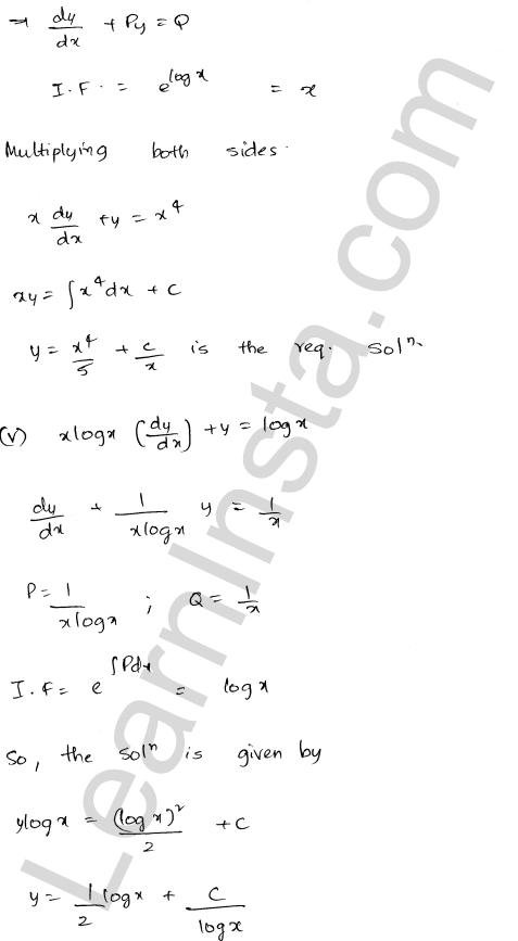 RD Sharma Class 12 Solutions Chapter 22 Differential Equations Ex 22.10 1.28