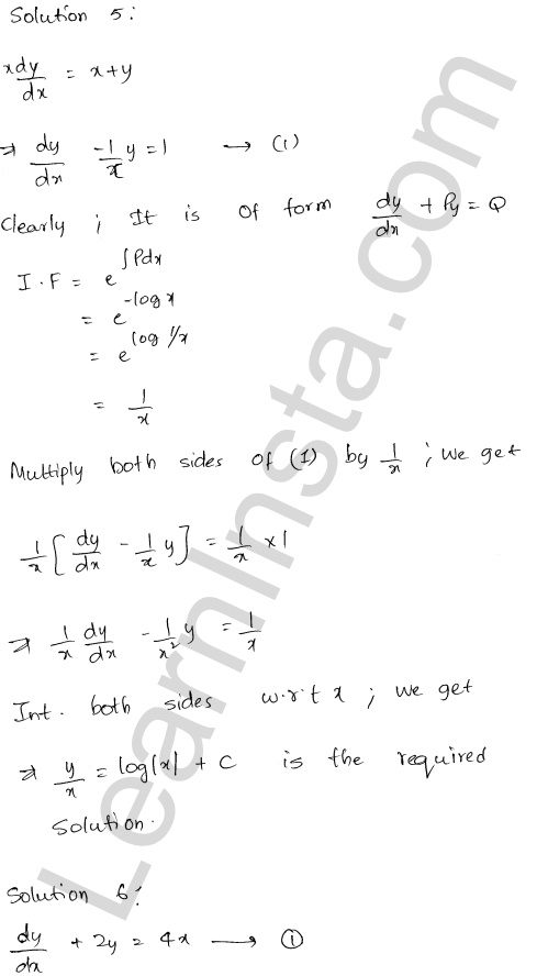 RD Sharma Class 12 Solutions Chapter 22 Differential Equations Ex 22.10 1.4