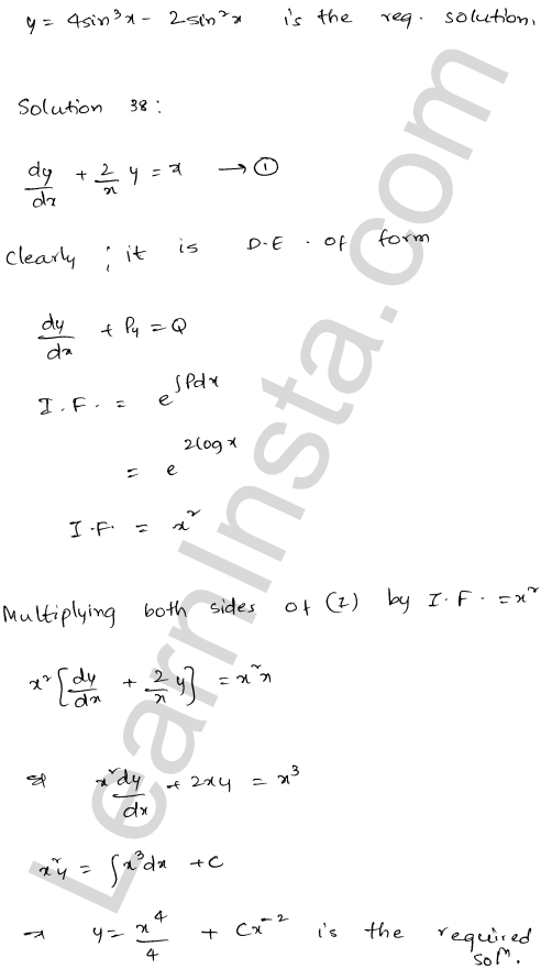 RD Sharma Class 12 Solutions Chapter 22 Differential Equations Ex 22.10 1.45