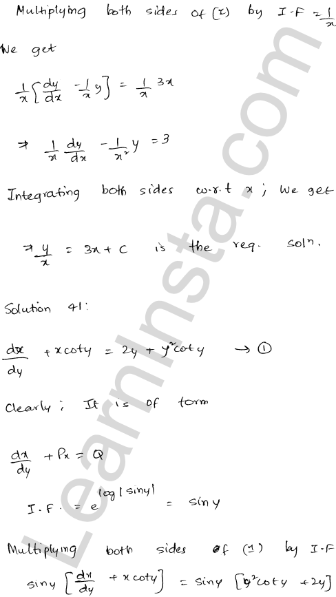 RD Sharma Class 12 Solutions Chapter 22 Differential Equations Ex 22.10 1.48
