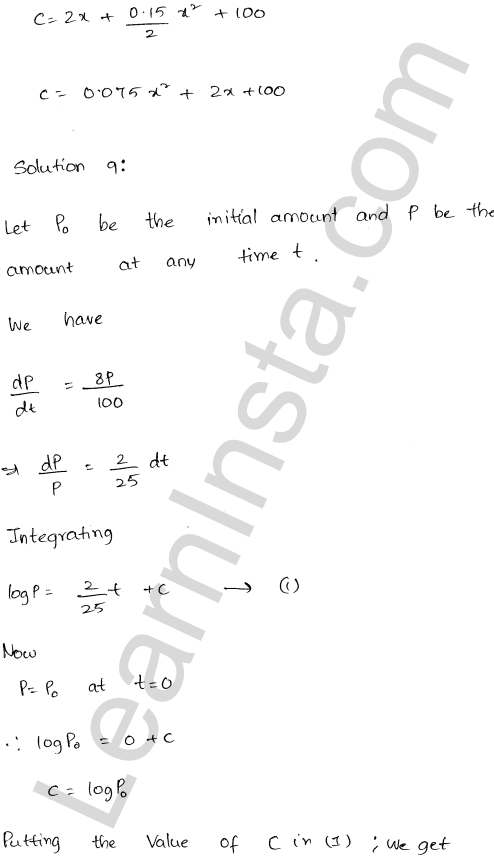 RD Sharma Class 12 Solutions Chapter 22 Differential Equations Ex 22.11 1.13