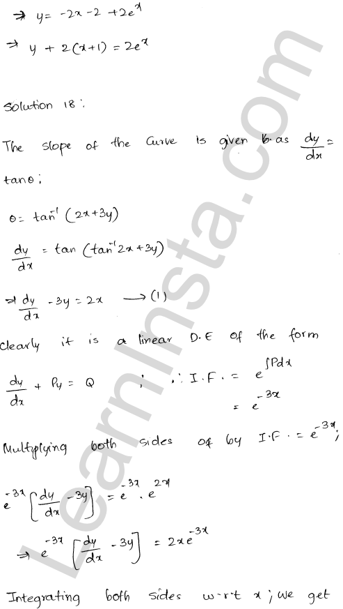RD Sharma Class 12 Solutions Chapter 22 Differential Equations Ex 22.11 1.27