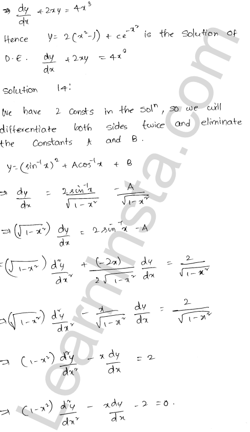 RD Sharma Class 12 Solutions Chapter 22 Differential Equations Ex 22.2 1.16