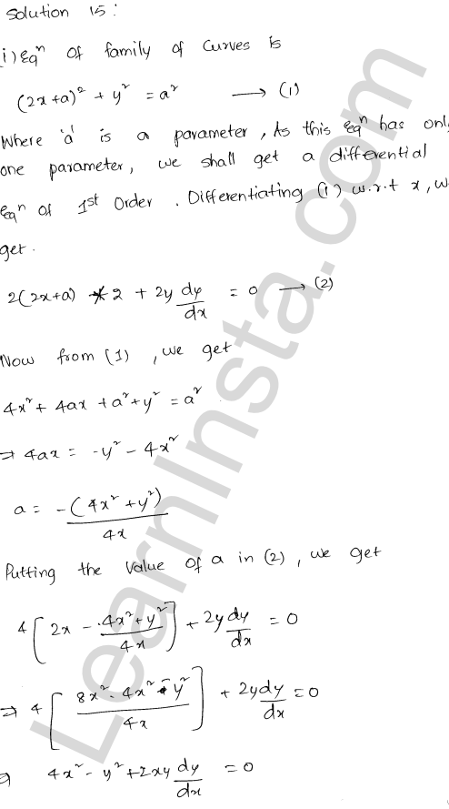 RD Sharma Class 12 Solutions Chapter 22 Differential Equations Ex 22.2 1.17