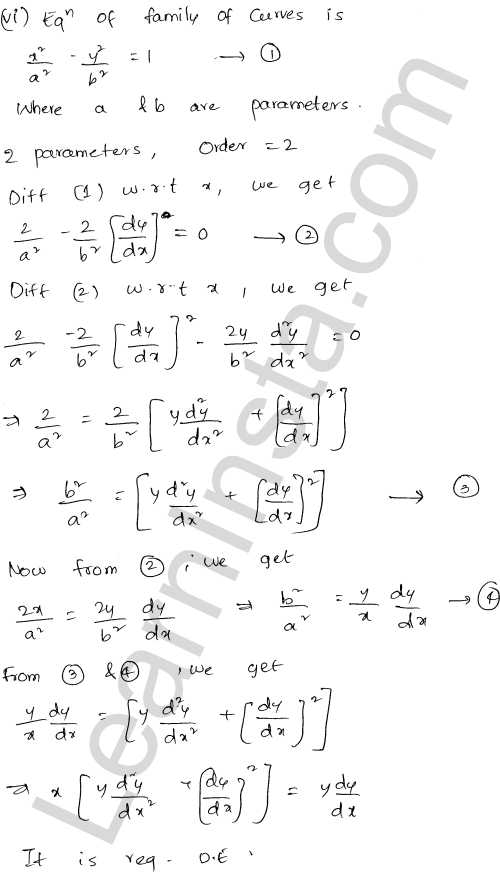 RD Sharma Class 12 Solutions Chapter 22 Differential Equations Ex 22.2 1.22