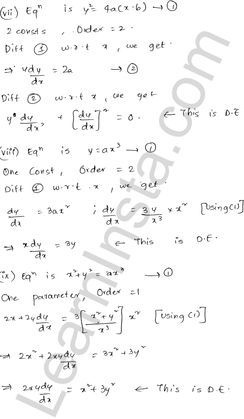 RD Sharma Class 12 Solutions Chapter 22 Differential Equations Ex 22.2 1.23
