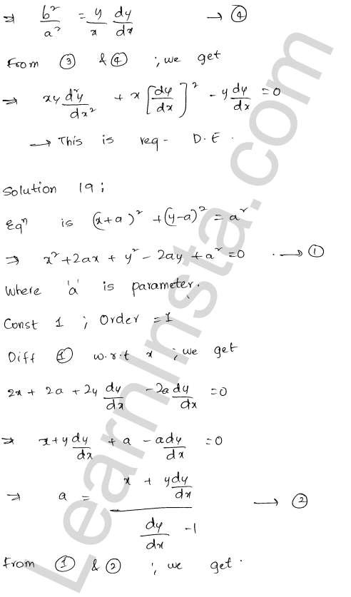 RD Sharma Class 12 Solutions Chapter 22 Differential Equations Ex 22.2 1.26