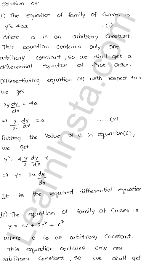 RD Sharma Class 12 Solutions Chapter 22 Differential Equations Ex 22.2 1.4