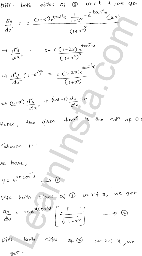 RD Sharma Class 12 Solutions Chapter 22 Differential Equations Ex 22.3 1.15