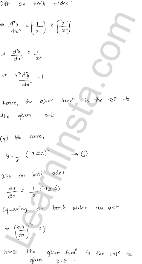 RD Sharma Class 12 Solutions Chapter 22 Differential Equations Ex 22.3 1.22