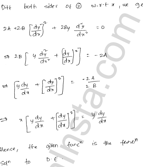 RD Sharma Class 12 Solutions Chapter 22 Differential Equations Ex 22.3 1.8