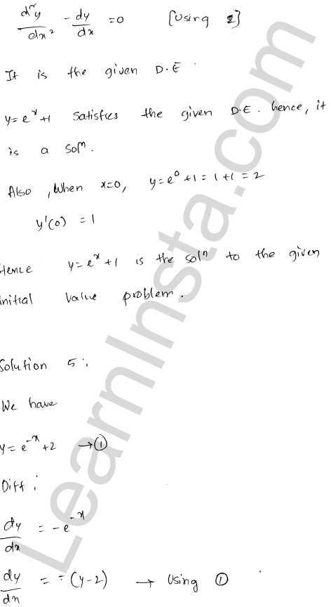 RD Sharma Class 12 Solutions Chapter 22 Differential Equations Ex 22.4 1.5