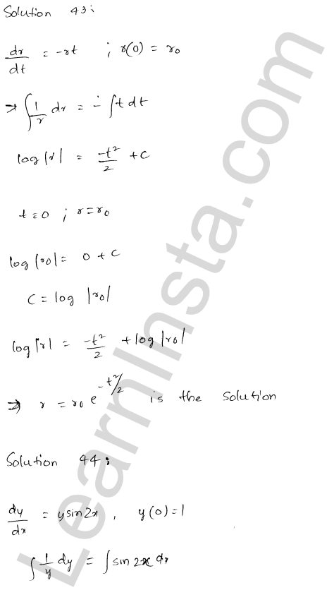 RD Sharma Class 12 Solutions Chapter 22 Differential Equations Ex 22.7 1.32