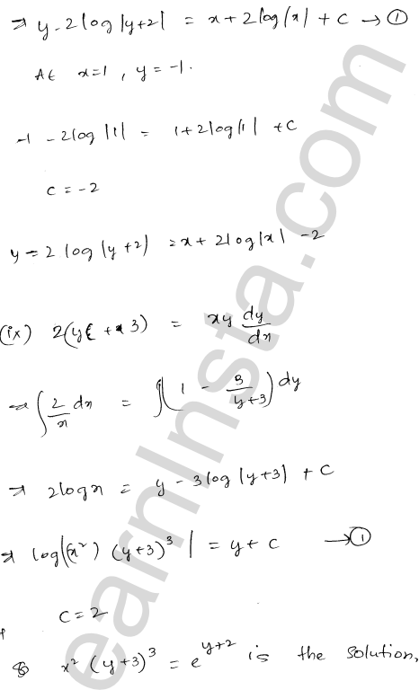 RD Sharma Class 12 Solutions Chapter 22 Differential Equations Ex 22.7 1.37