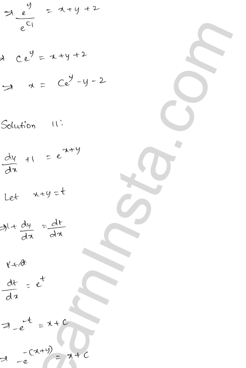 RD Sharma Class 12 Solutions Chapter 22 Differential Equations Ex 22.8 1.9