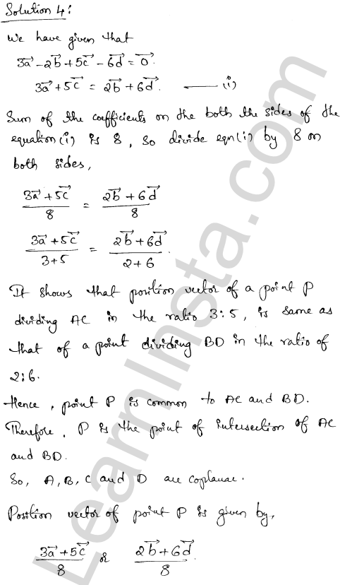 RD Sharma Class 12 Solutions Chapter 23 Algebra of Vectors Ex 23.3 1.3