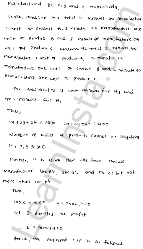 RD Sharma Class 12 Solutions Chapter 30 Linear programming Ex 30.1 1.4