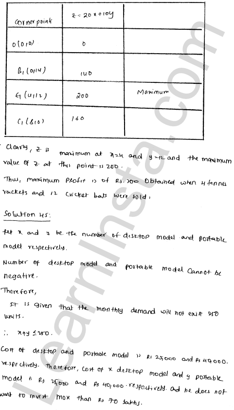 RD Sharma Class 12 Solutions Chapter 30 Linear programming Ex 30.4 1.127