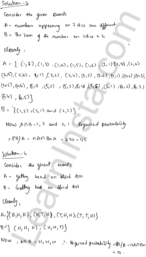 RD Sharma Class 12 Solutions Chapter 31 Probability Ex 31.1 1.2
