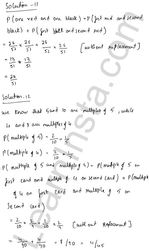 RD Sharma Class 12 Solutions Chapter 31 Probability Ex 31.5 1.7