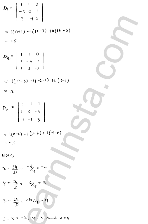 RD Sharma Class 12 Solutions Chapter 6 Determinants Ex 6.4 1.18