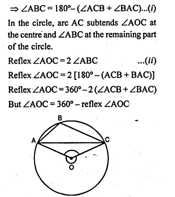 ML Aggarwal Class 10 Solutions for ICSE Maths Chapter 15 Circles Chapter Test Q3.2